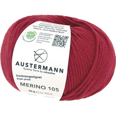 Pletací příze Austermann Merino 105 EXP Barva: 330 RUBIN