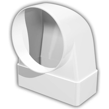 Mikawi Koleno redukce 90° s límci 204x60 mm a 125 mm 59-0171