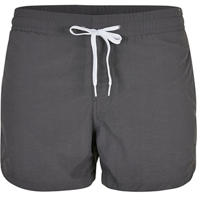 Build Your Brand plavky Swim tmavě šedé