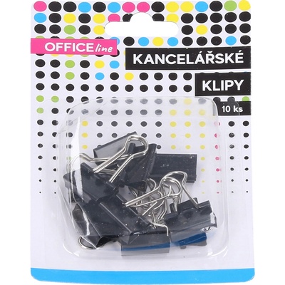 Klip kancelářský 10 ks, 19 mm – Hledejceny.cz