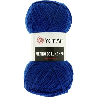 YarnArt Merino De Luxe 50 152 tmavě modrá