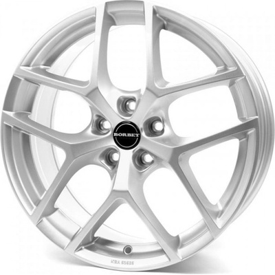 Borbet Y 6,5x16 5x100 ET43 silver – Zboží Mobilmania