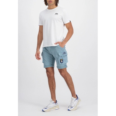 Alpha Industries kraťasy Crew Short Patch greyblue