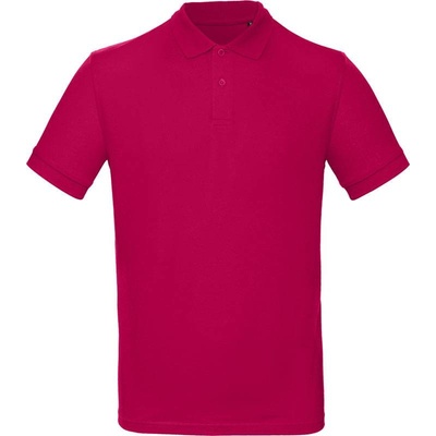 B&C Inspire Polo men pánske piqué polo tričko červené sorbet