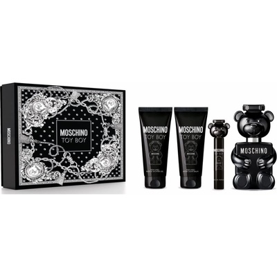 Moschino Toy EDP 100 ml + sprchový a koupelový gel 100 ml + balzám po holení 100 ml + EDP cestovní sprej 10 ml