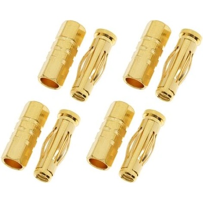 Revtec Позлатен конектор 4.0mm car (4 двойки)