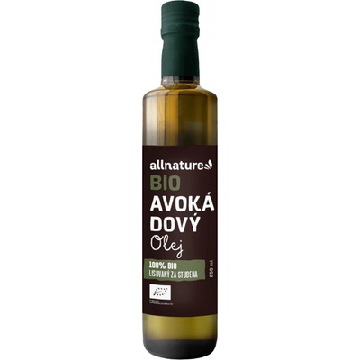 Allnature Bio Avokádový olej stolní 0,25 l