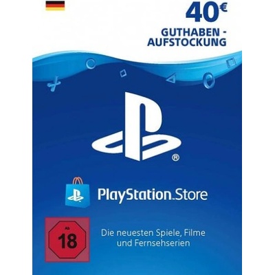 PlayStation dárková karta 40 € DE