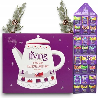 IRVING ADVENTNÝ KALENDÁR ČAJ 24DNÍ S ČAJOM