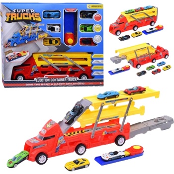 Автовоз с 6 коли и катапулт за изстрелване на колите 038-2В