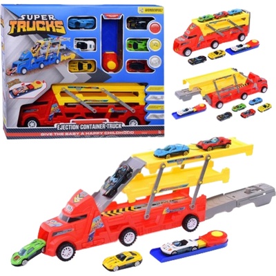 Автовоз с 6 коли и катапулт за изстрелване на колите 038-2В