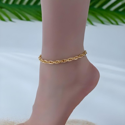 HARAHU Гривна за крак do-34518 - Златна kp34518 (do-34518)