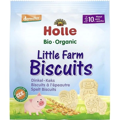 Holle Bio Little Farm špaldové sušenky se zvířátky 100 g