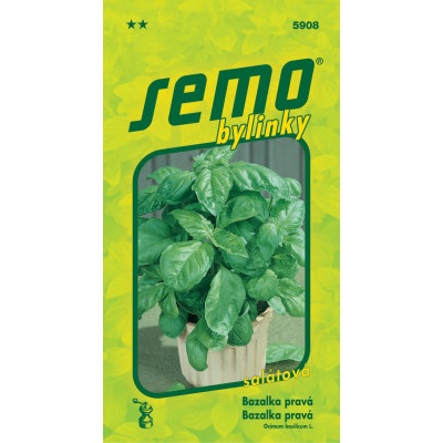 Semo Bazalka pravá - Lettuce Leaf (šalátová) 1g
