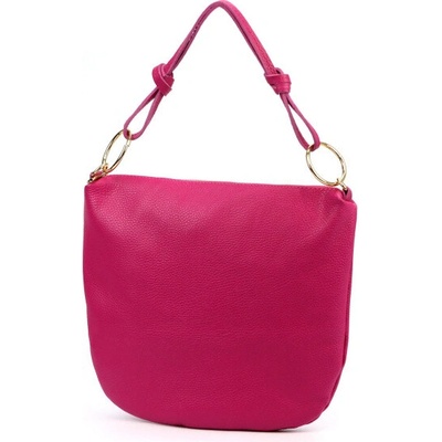 Luka kožená kabelka 26-104 DOLLARO magenta
