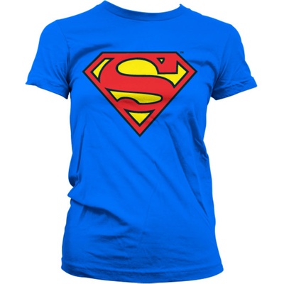 HYBRIS дамска тениска Superman - Shield - Blue - HYBRIS - WB-51-SUP002-H5-2-BL