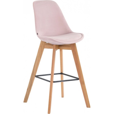 Design-Shop Metz samet Ružová / natura