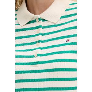 Tommy Hilfiger тениска с яка дамски с памук (WW0WW43225)