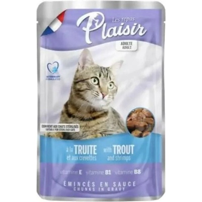 Plaisir vrecko pstruh+krevety 100 g