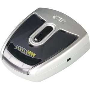 ATEN Превключвател aten us221a, 2 компютъра към 1 usb периферно устройство (aten-us221a-usb) - hits