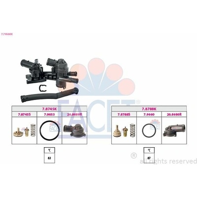 Termostat, chladivo FACET 7.7956KK (77956KK)