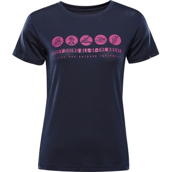 ALPINE PRO Дамска функционална тениска с антибактериална обработка ALPINE PRO LYORA moonlit ocean вариант pa ALPINE PRO | Sin | ЖЕНИ | S