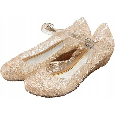 Boty sandálky oblečení princezny zlaté