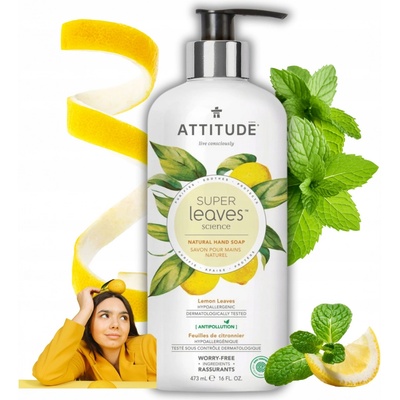 Attitude Super Leaves Citrusové listy přírodní tekuté mýdlo s detoxikačním účinkem 473 ml