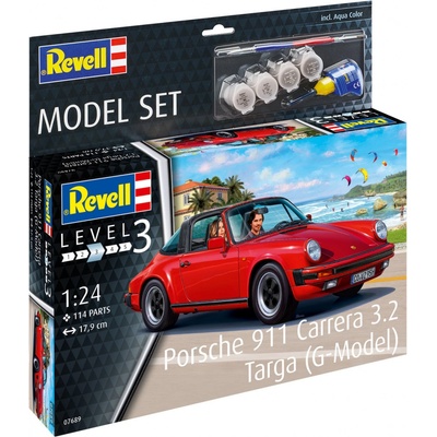 Revell Model Kit Porsche 911 Turbo Plastic 07179 1:24 – Zboží Dáma