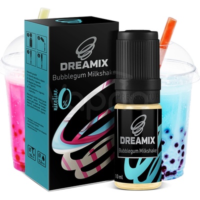 Dreamix Žuvačkový mliečny koktail 10 ml 0 mg