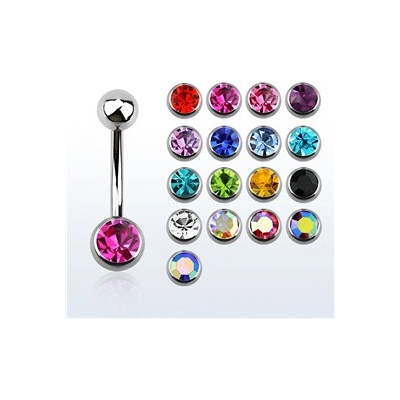 Piercingate piercing do pupíku PBK00191 čirá