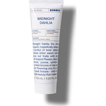 KORRES Ароматно мляко за тяло Далия , Korres Midnight Dahlia Moisturizing Body Milk , 125ml