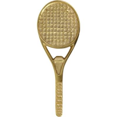 Strömshaga Otvírák na lahve Tennis Racket Brass, zlatá barva, kov