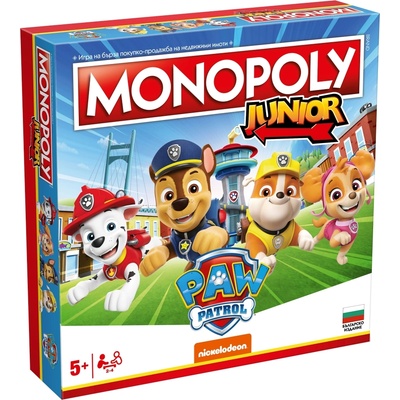 Настолна игра Winning Moves - Monopoly, Пес Патрул (WM04163-BUL)