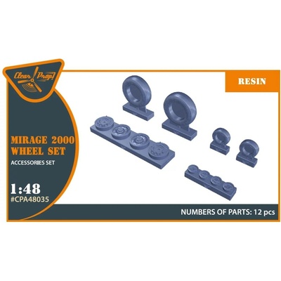 Mirage Clear Prop 1:48-2000 wheel set