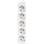 Lanberg Power Strip - 5 Sockets Schuko Lanberg 1, 5 m White