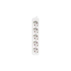 Lanberg Power Strip - 5 Sockets Schuko Lanberg 1, 5 m White
