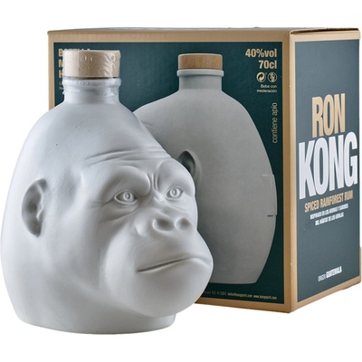 Kong Spiced Rainforest Rum White Design 40% 0,7 L (kartón)