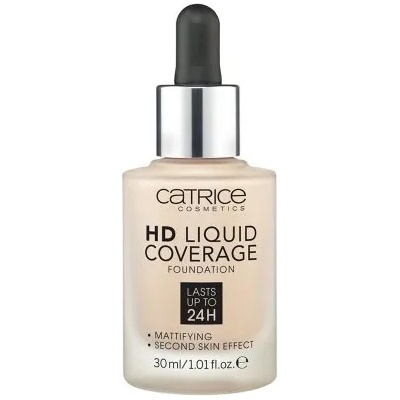 Catrice HD Liquid Coverage Foundation up to 24H - Дълготраен течен фон дьо тен