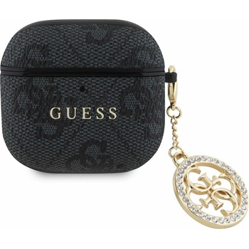 GUESS 4G Script PC/PU Калъф за AirPods 4 Black Guess | Lilav | ЖЕНИ | UNI