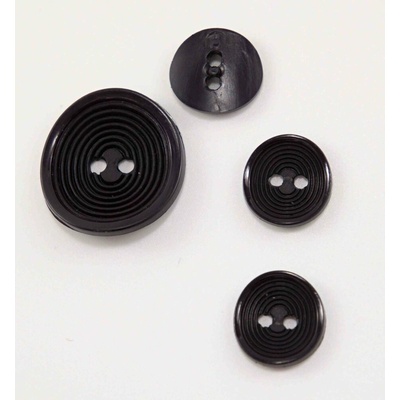 Dierkový gombík - tmavo vínový - rozmer 1,3 cm x 1,5 cmm
