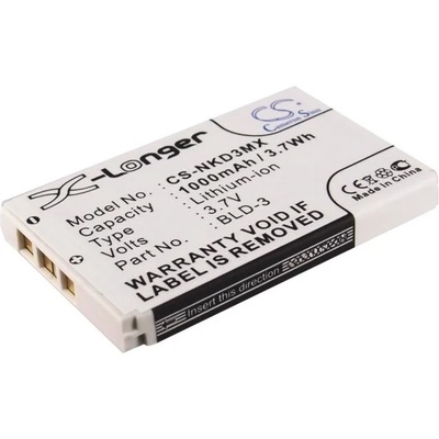Батерия за Nokia 7250i, 6610, 6585, 6560, 6200, 6220, (еквивалент на BLD-3) Li-Ion 1000mAh (CS-NKD3MX)