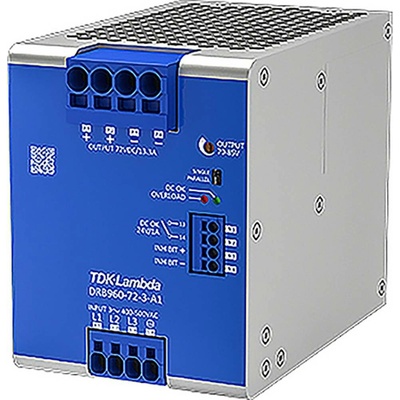 TDK DRB960-72-3-A1 síťový zdroj na DIN lištu 85 V/DC 13.3 A 960 W Počet výstupů:1 x Obsah 1 ks