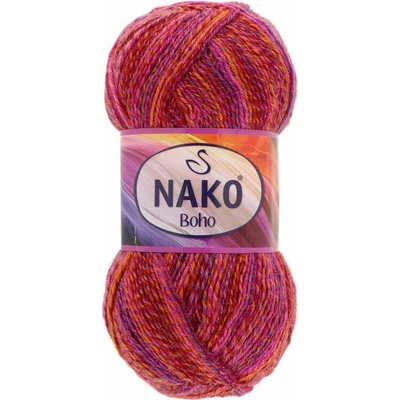 Nako Boho Desen 87720 červeno ružová