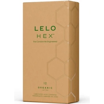 Lelo Hex 12 бр. Органик презервативи с L-arginine Lelo Hex Organic