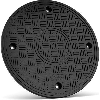 MIDAS Poklop plast kulatý s kul. víkem uzam. na 4 šrouby A15, DN 315 (pouze na hladkou rouru) p3614