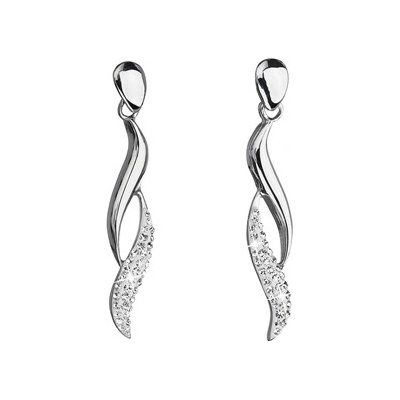 Pavona stříbrné visací s krystaly Crystals from Swarovski® 31162.1