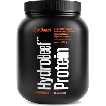 GymBeam Протеин HydroBeef 1000 g капучино