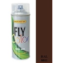Farby v spreji FLY COLOR, akrylová - RAL 8011 hnedá oriešková 400ml
