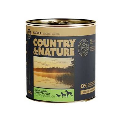 Country&Nature Kačacie s cviklou a jablkom 850 g
